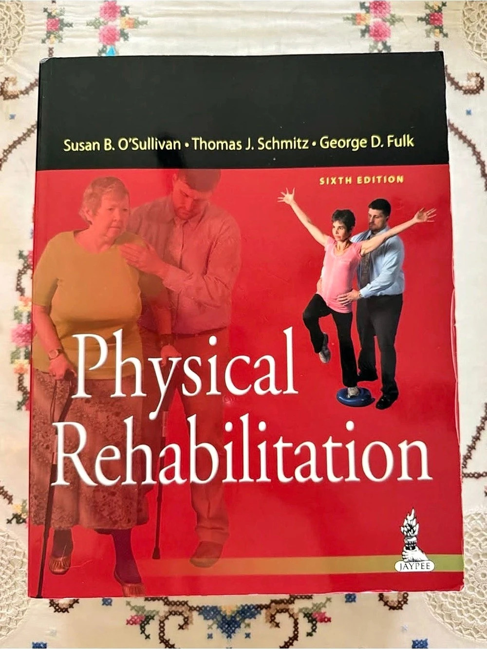 F.A. Davis Company Physical Rehabilitation, Sixth Edition Textbook Red & Black